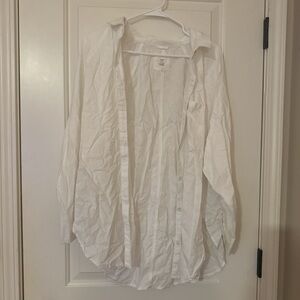 Aerie White Button Down Shirt